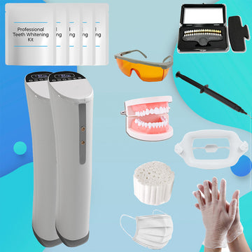 Items for teeth whitening - 2 lights