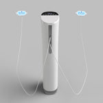 ultra whitening accelerator standing with two whitening devices connected